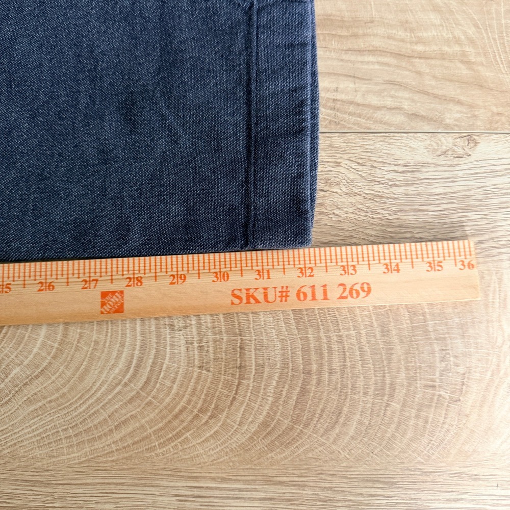 J.Crew Flex Slim Chinos Mens Actual 36x32 Blue Textured Stretch Cotton FlatFront - Picture 7 of 8